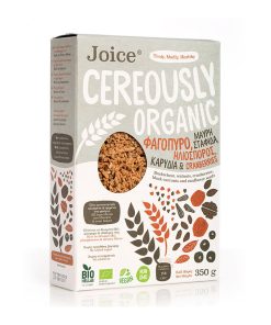 Βιολογικά Δημητριακά με Φαγόπυρο, Ηλιόσπορο & Καρύδια -Joice Foods -350g