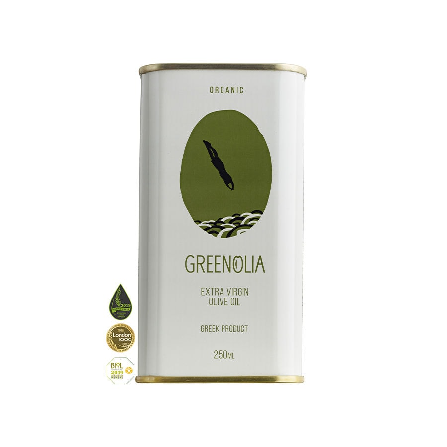 Greek Organic Extra Virgin Oil Greenolia - Tin