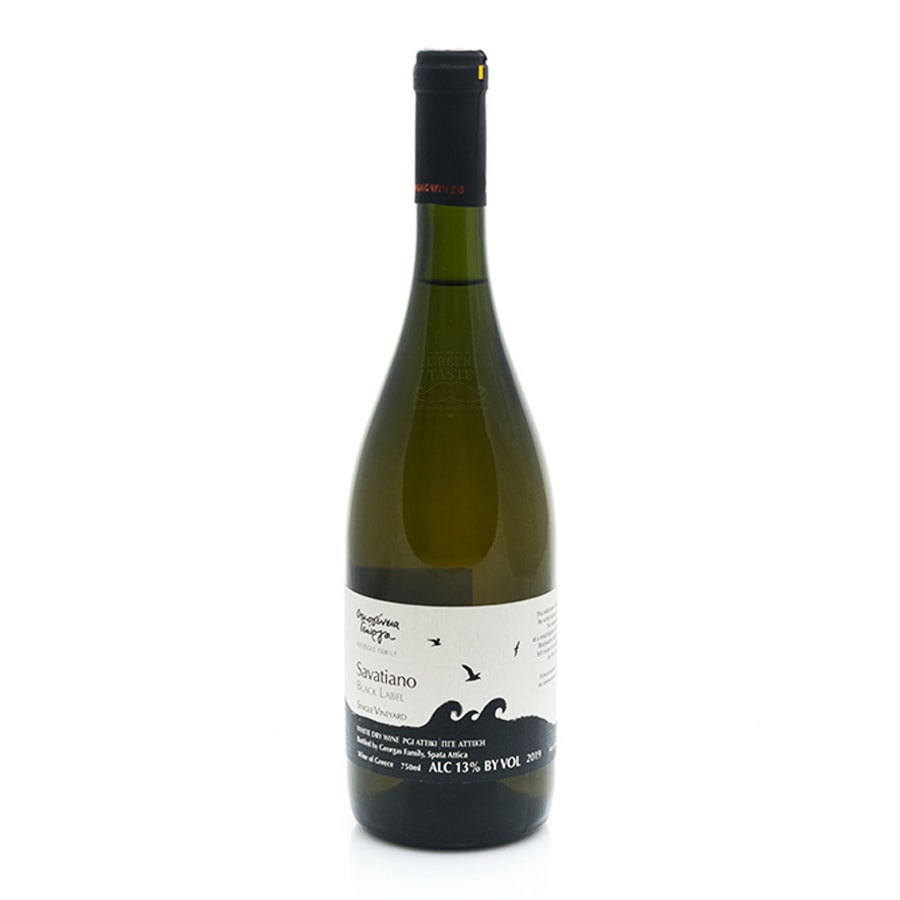 White Dry Savatiano Greek Organic Wine - Georgas Family - 750ml
