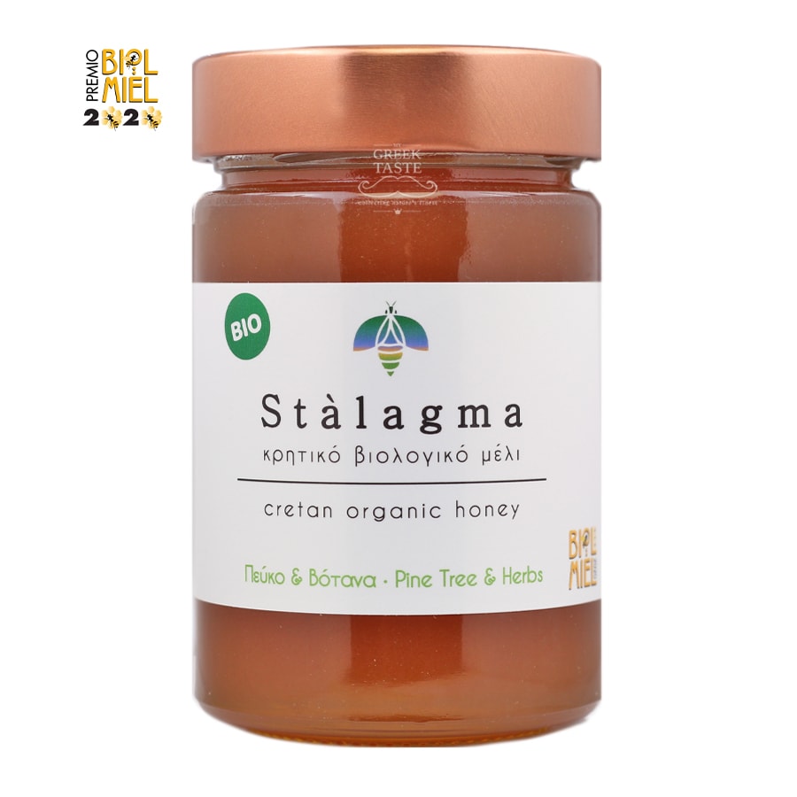 Organic Cretan Honey Pine Tree & Herbs - Stalagma - 420gr