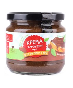 Peanut Butter with Carob and Agave - Apo Karydias - 350gr