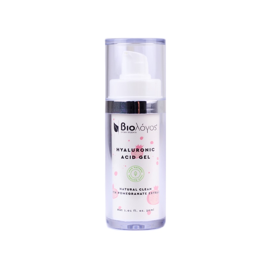 Natural Pure Hyaluronic Acid Gel with Pomegranate Extract - Biologos - 30ml