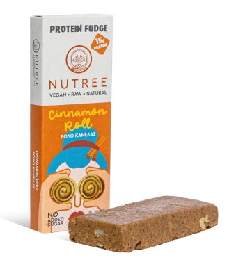 Χειροποίητο Γλύκισμα Πρωτεΐνης Cinnamon Roll - Nutree - 60gr