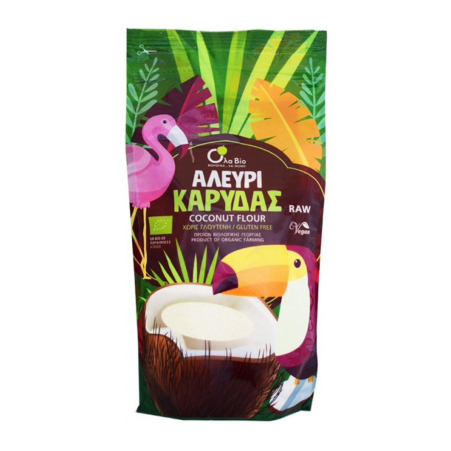 Organic Raw Coconut Flour - Ola Bio - 250gr