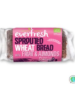 Organic Sprouted Wheat Bread with Fruits & Almonds- Everfresh - 400gr