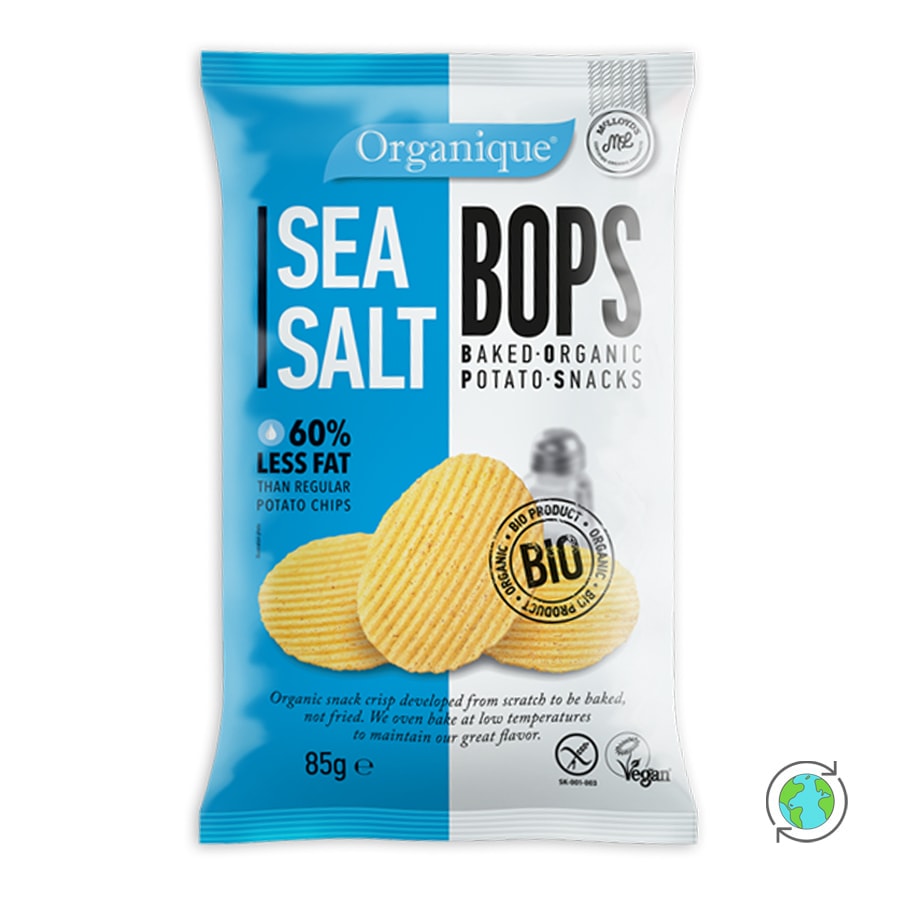 Organic Baked Potato Snack with Sea Salt - Mclloyd's - 85g