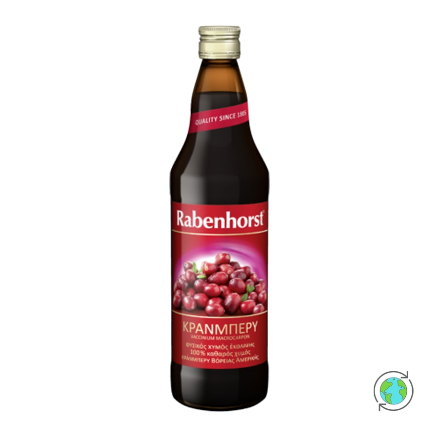 Organic 100% Cranberry Juice - Rabenhorst - 750ml