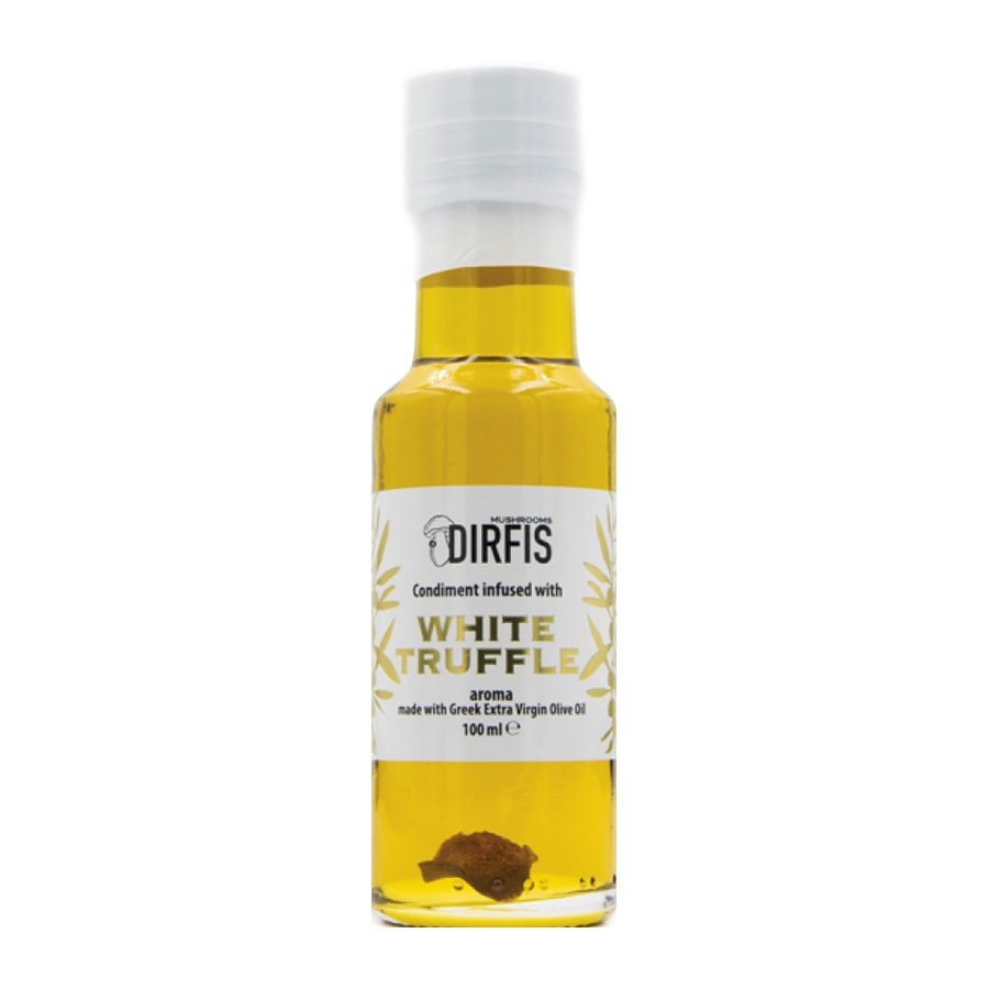 Greek Extra Virgin Olive Oil with White Truffle - Dirfis Mushrooms - 100ml