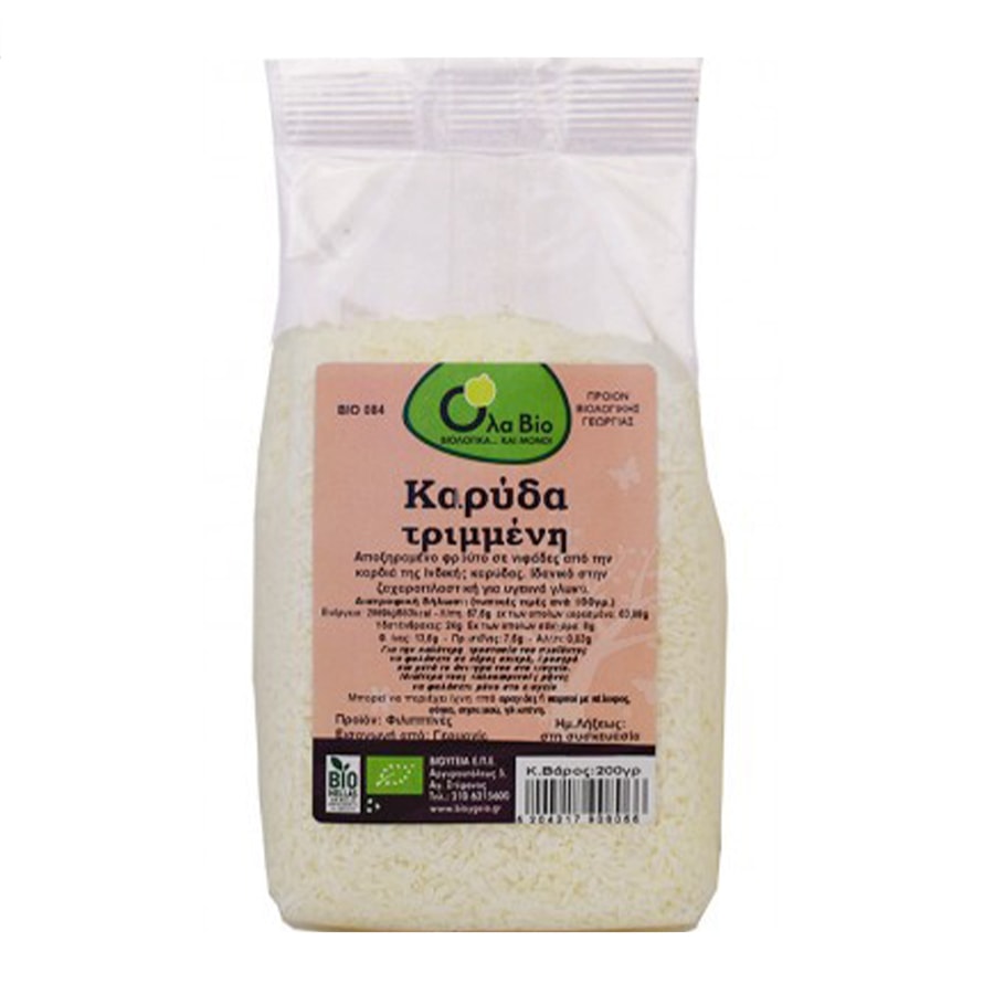 Organic Coconut Medium Desiccated - Ola Bio - 200gr