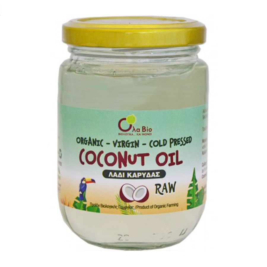 Organic Raw Coconut Oil - Ola Bio - 500gr