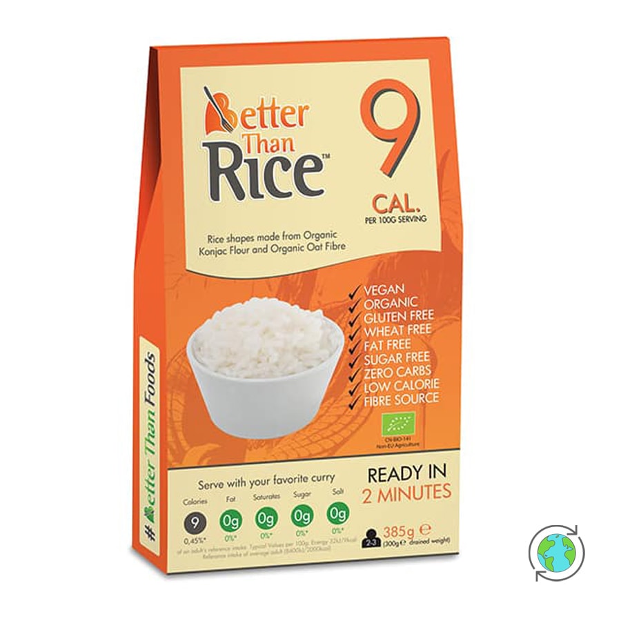 Organic Better Than Pasta Rice with Konjac - Better Than Foods - 385gr