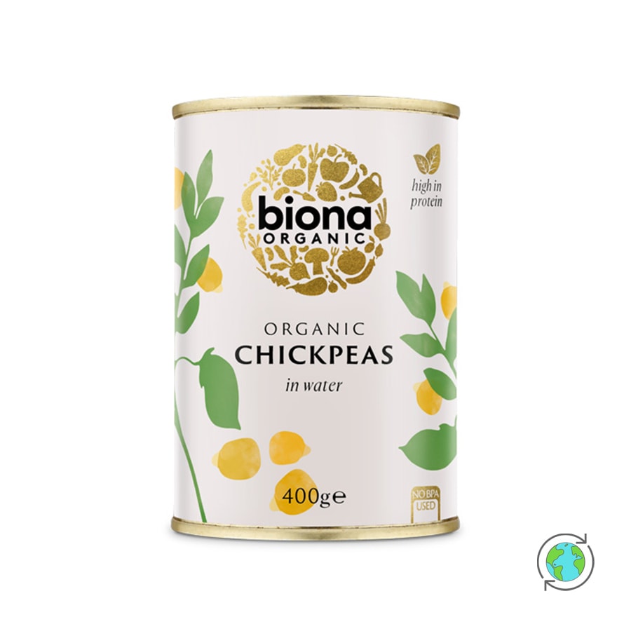 Organic Chickpeas - Biona Organic - 400ml