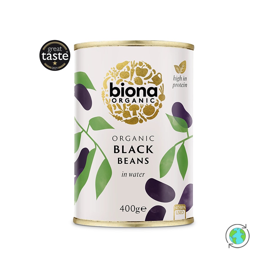 Organic Black Beans – Biona Organic – 400ml
