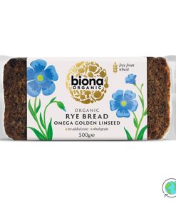 Βιολογικό Ψωμί Σίκαλης με Ω3 & Χρυσό Λιναρόσπορο - Biona Organic - 500gr