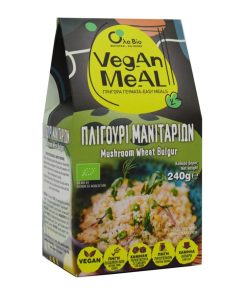 Βιολογικό Vegan Γεύμα με Πλιγούρι και Μανιτάρια - Ola Bio - 240gr