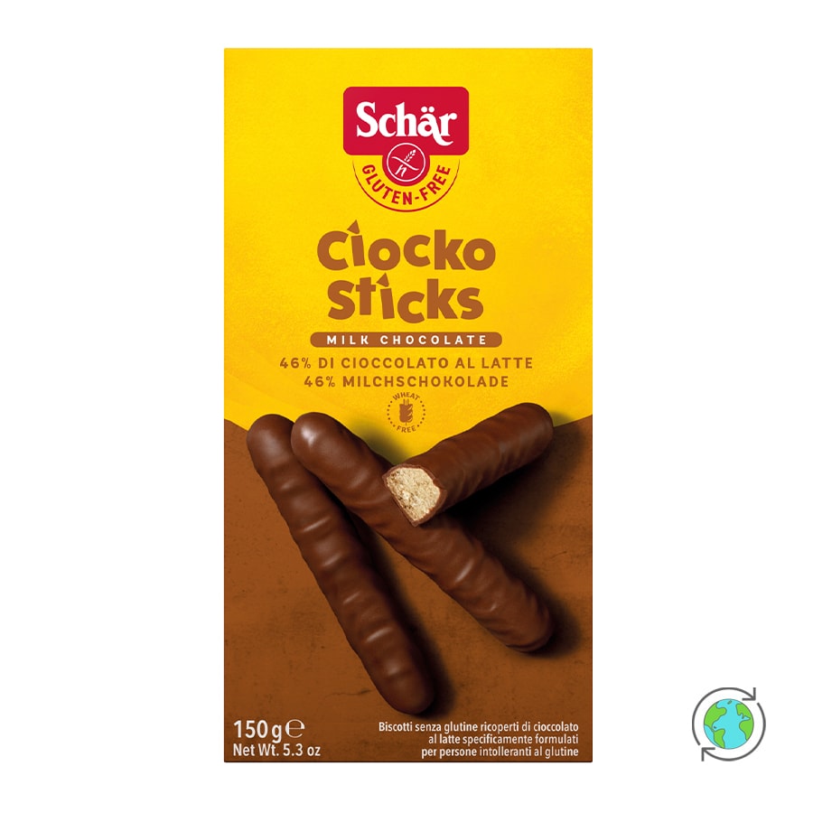 Milk Chocolate Covered Cookies Gluten Free - Schar - 150gr