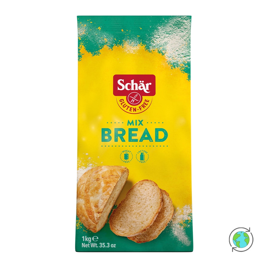 Μείγμα Αλευριού για Ψωμί χωρίς Γλουτένη Mix B - Schar - 1kg
