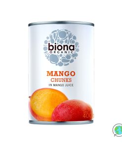 Organic Mango Chunks, No Sugar Added - Biona Organic - 400gr