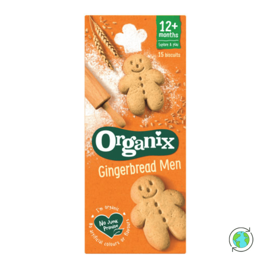 Organic Gingerbread Men Biscuits (12m+) - Organix - 135gr