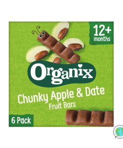 Organic Baby Apple & Date Chunky Fruit Bars (12m+) - Organix - 102gr