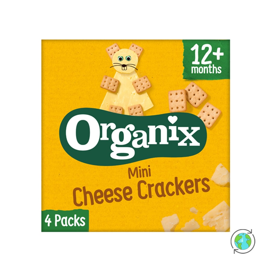 Organic Mini Cheese Crackers (12m+) - Organix - 80gr
