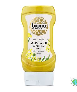 Organic Mustard Medium Hot - Biona Organic - 300gr