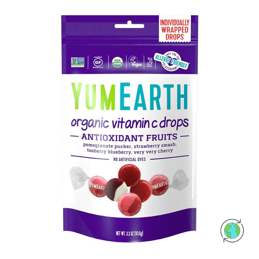 Organic Vitamin C Antioxidant Fruit Drops - YumEarth - 93.6g