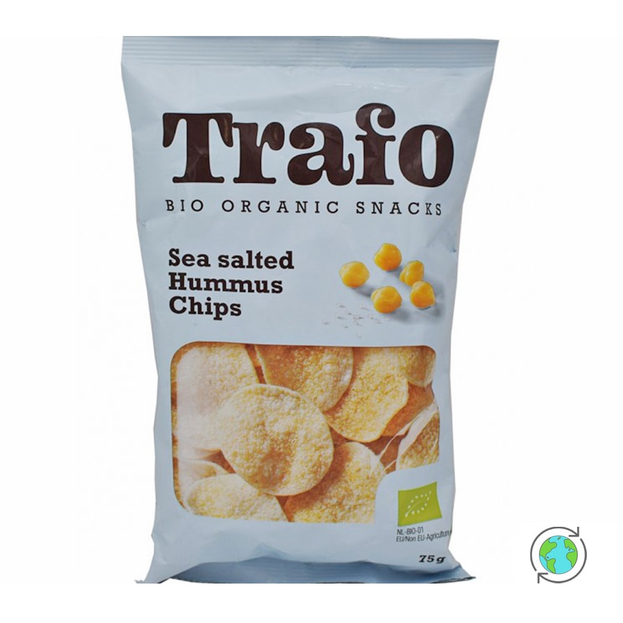 Βιολογικά Chips Hummus με Αλάτι - Trafo - 75gr