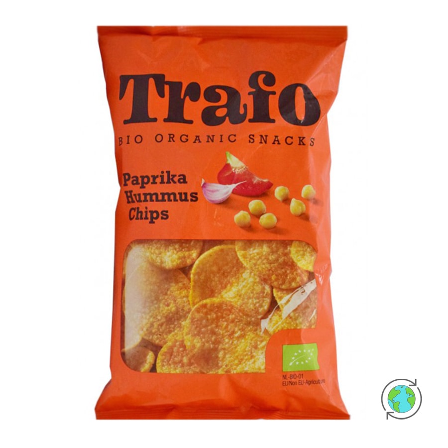 Βιολογικά Chips Hummus με Πάπρικα - Trafo - 75gr