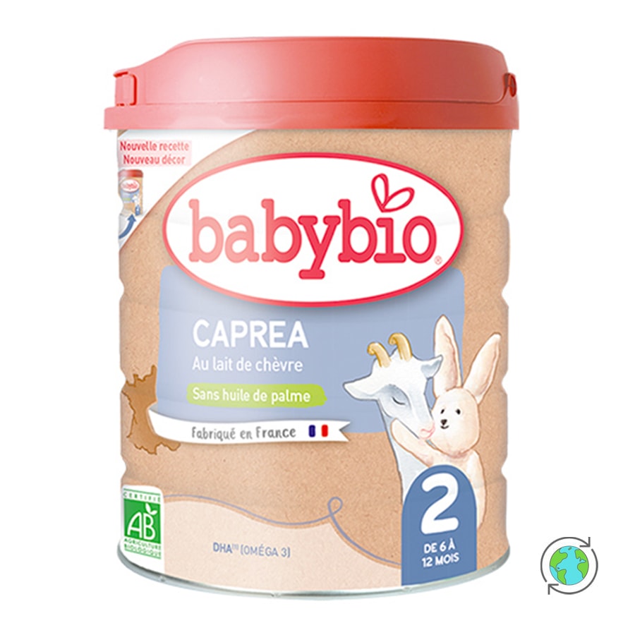 Βιολογική Βρεφική Φόρμουλα από Κατσικίσιο Γάλα Caprea 2 (6μ+) - Babybio - 800gr