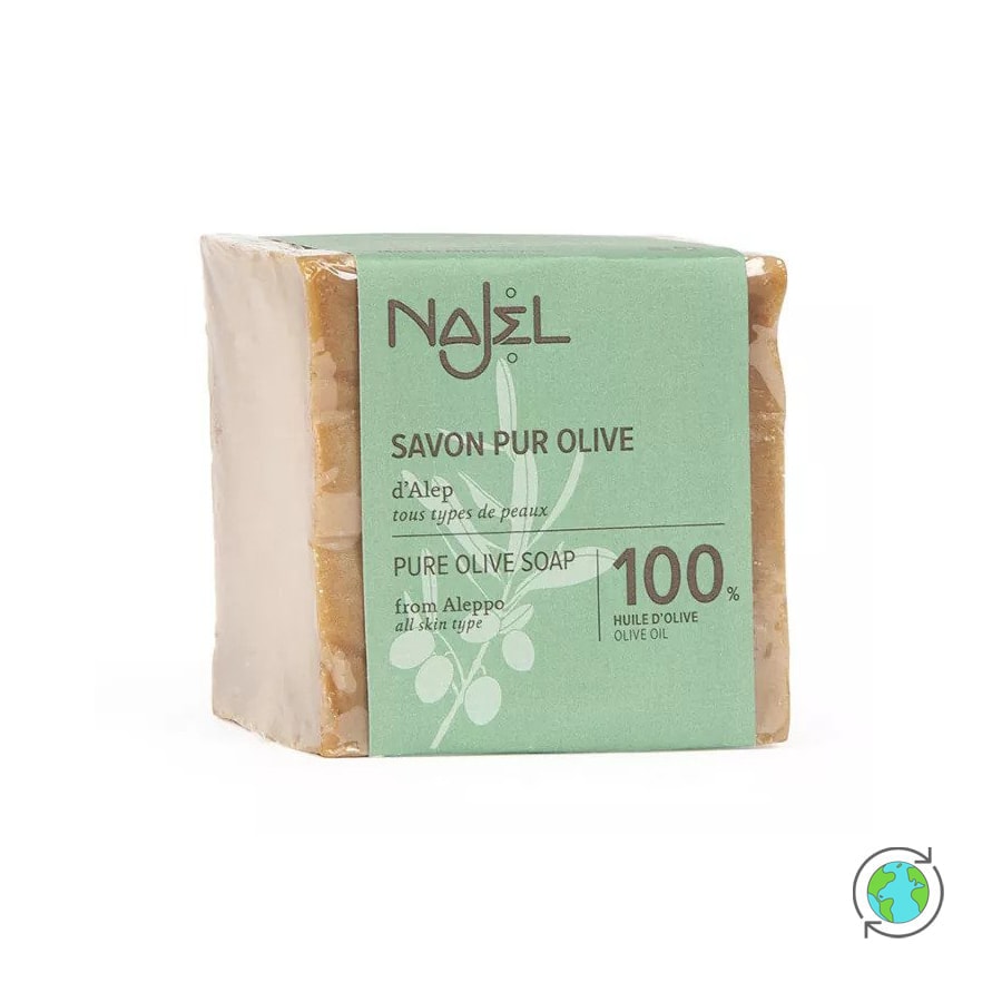 Σαπούνι Χαλεπίου με 100% Αγνό Παρθένο Ελαιόλαδο - Najel - 200gr