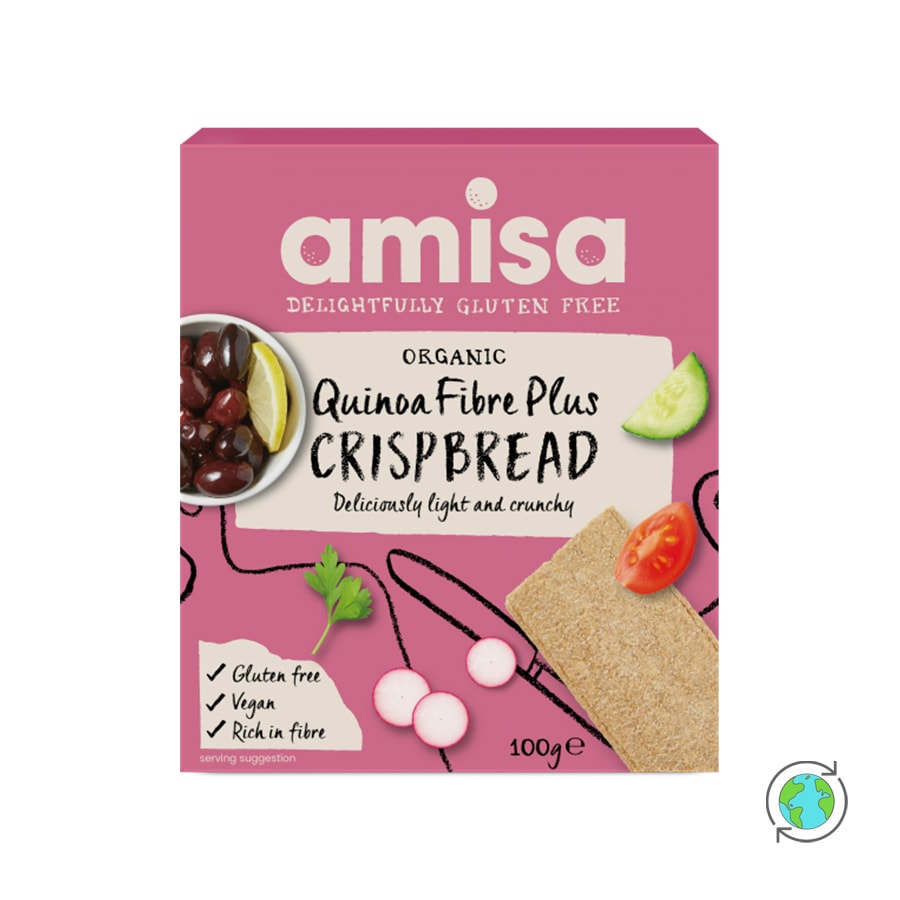 Βιολογικά Crackers με Κινόα - Amisa - 100gr