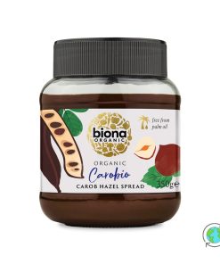 Organic Carob Spread with Hazelnut - Biona Organic - 350gr