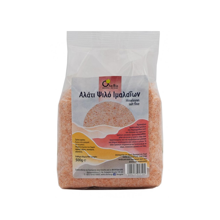 Pink Himalayan Fine Salt - Ola Bio - 500gr