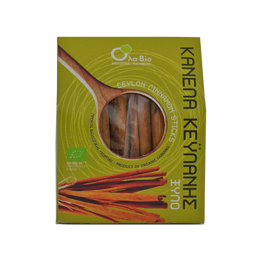Organic Cinnamon Ceylon Sticks - Ola Bio - 50gr