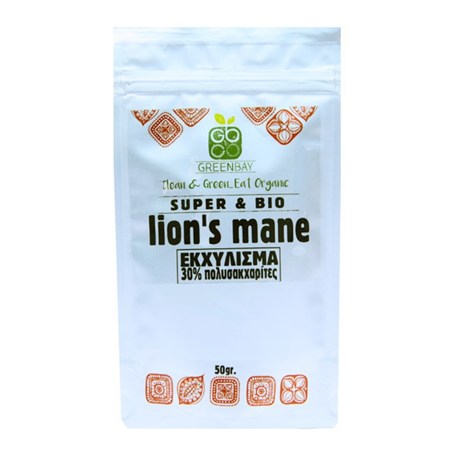 Organic Mushroom Extract Lion's Mane Powder - GreenBay - 50gr