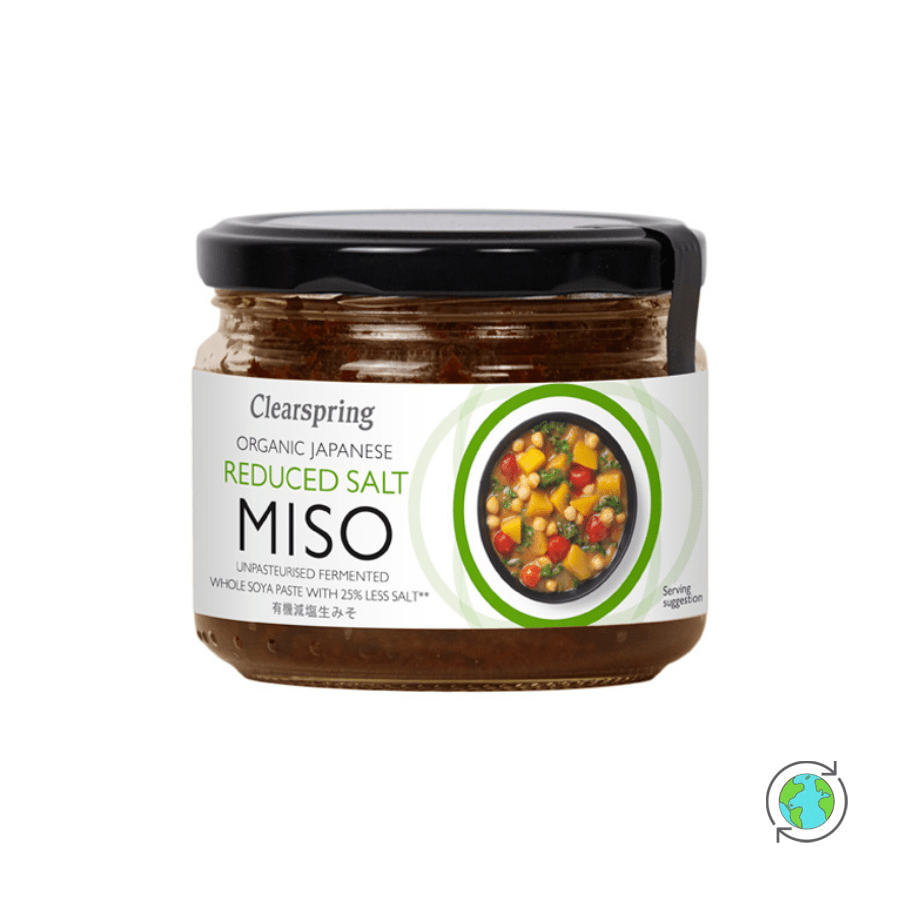 Organic Reduced Salt Miso Paste - Clearspring - 270gr