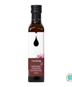 Organic Cold-Pressed Toasted Sesame Oil - Clearspring - 250ml