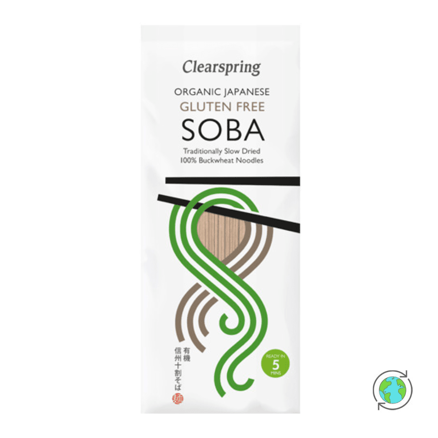 Organic Soba Buckwheat Noodles - Clearspring - 200gr