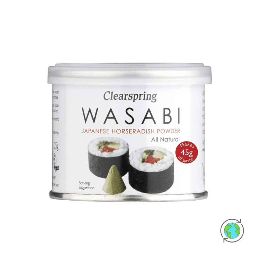 Βιολογικό Wasabi με Αγριοράπανο σε σκόνη - Clearspring - 25gr