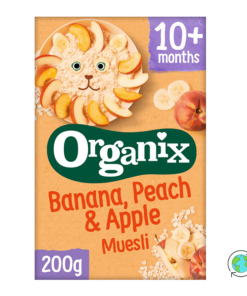 Organic Banana,Peach & Apple Muesli (10m+) - Organix - 200gr