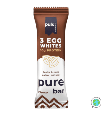 Μπάρα Πρωτεΐνης με Σοκολάτα & 3 ασπράδια Αυγού - Puls Nutrition - 50gr