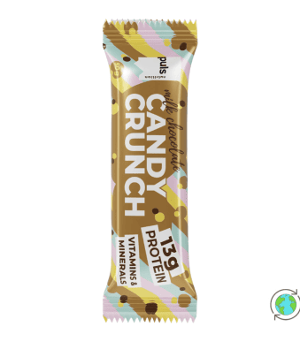 Crunchy Γλύκισμα Πρωτεΐνης με Σοκολάτα Γάλακτος - Puls Nutrition - 50gr