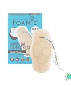 Coconut Shampoo Bar for Normal Hair - Foamie - 80gr