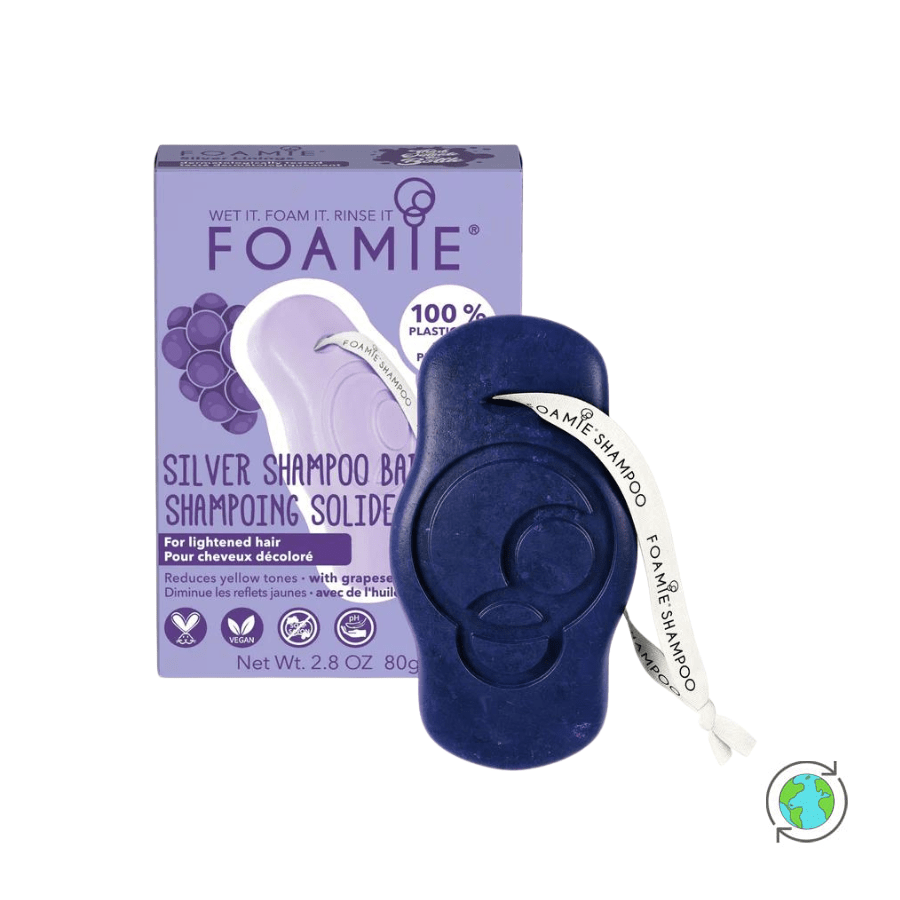 Silver Shampoo Bar για Ξανθά Μαλλιά - Foamie - 80gr
