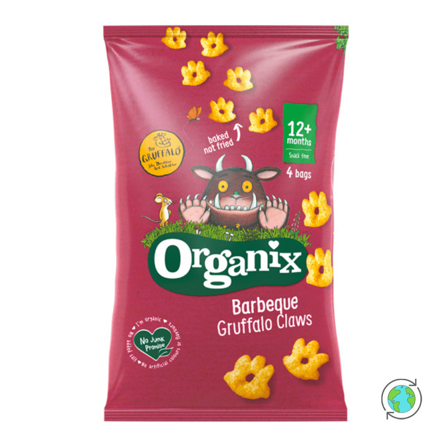 Organic Multipack of Barbeque Gruffalo Claws (12m+) - Organix - 60gr