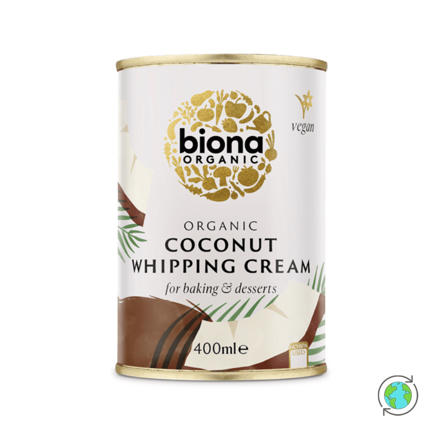 Organic Coconut Whipping Cream - Biona Organic - 400ml