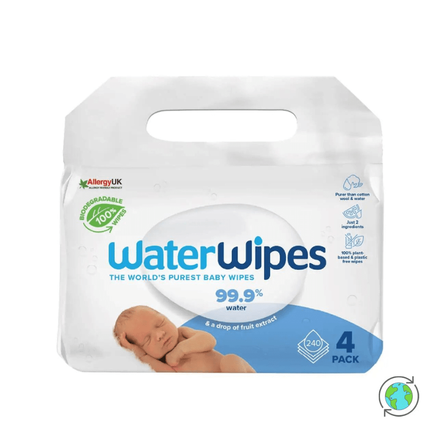 Original Baby Wipes - WaterWipes - 4x60pcs