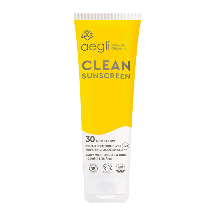 Clean Sunscreen Body Lotion SPF 30 - Aegli - 100ml