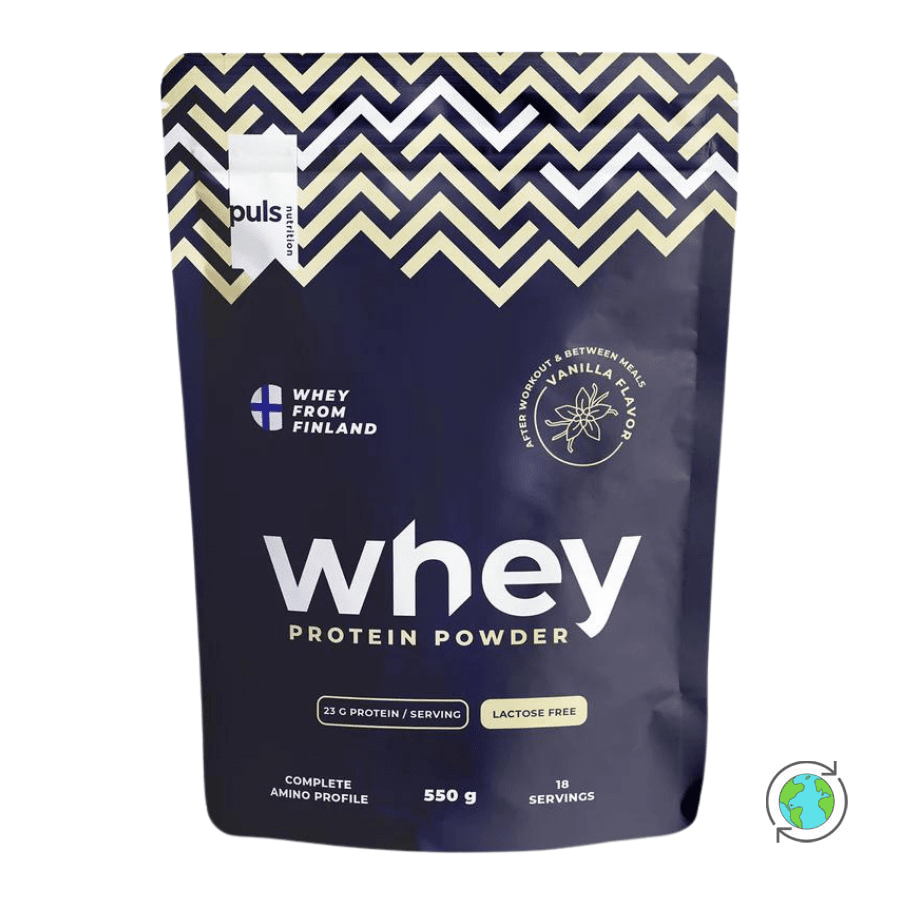 Whey Lactose Free Vanilla 77% Protein - Puls Nutrition - 550gr